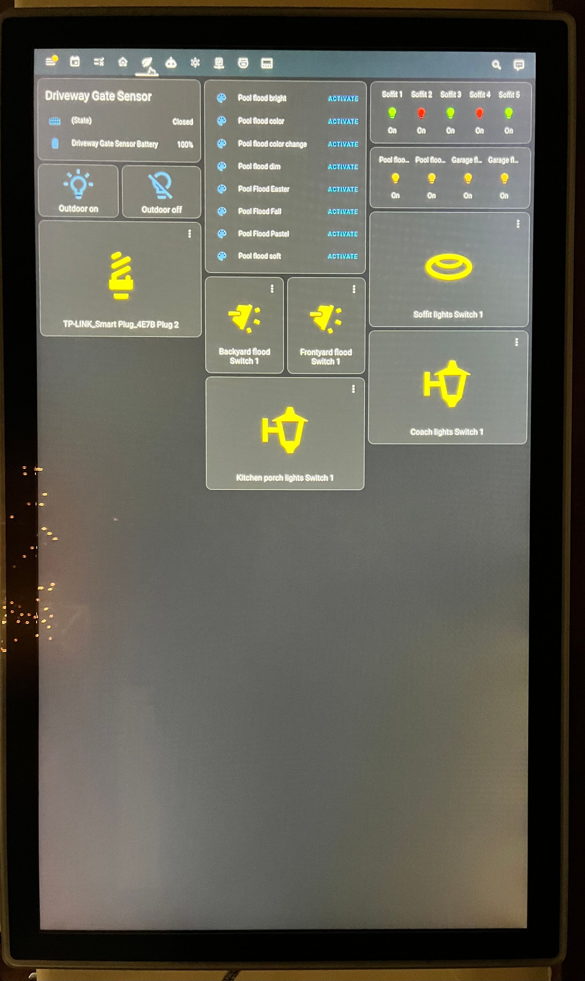 Home Assistant Touchscreen